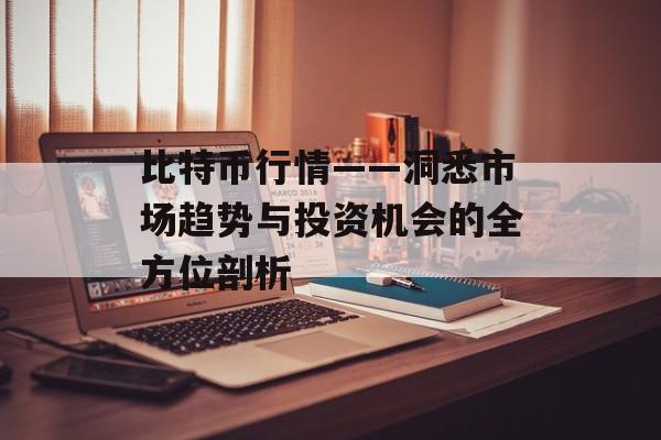 比特币行情——洞悉市场趋势与投资机会的全方位剖析
